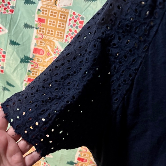 Time and Tru navy Blue Tiered Dress - Picture 4 of 7